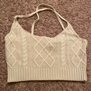cropped tank top